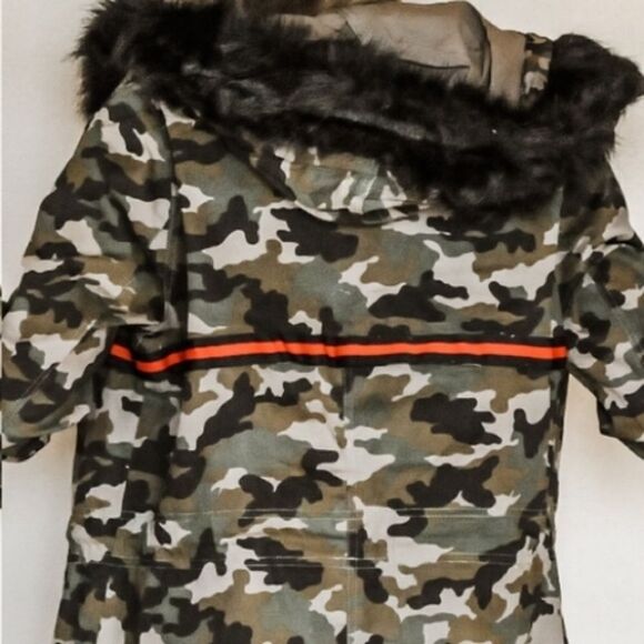 Camo Faux Fur Hooded Parka‎ - Picture 5 of 15